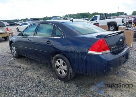 2007 Chevrolet Impala Lt from USA, damaged, VIN 2G1WT58K779354210